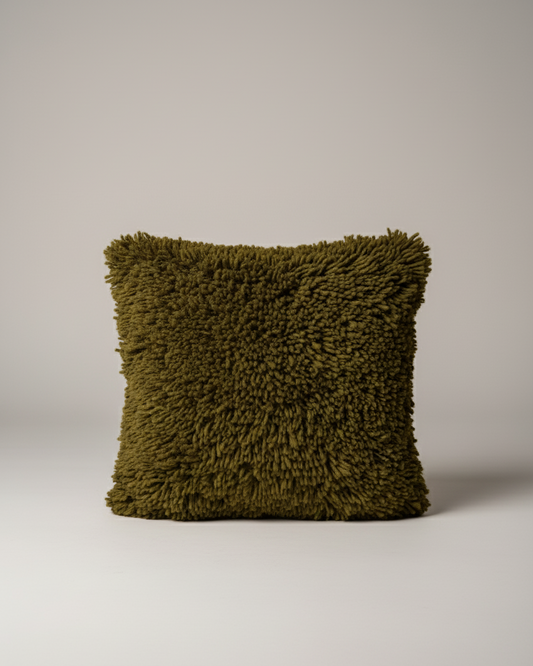 Organic Longhair Pillow with Botanical Dyes | Walnut, Henna & Turmeric