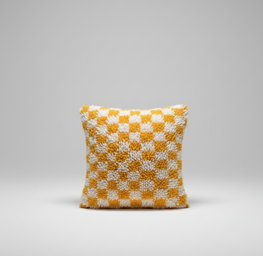 Organic Pillow | Naturally Dyed with Henna & Turmeric