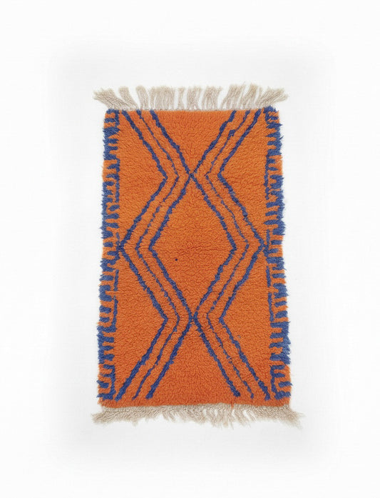 The ‘Indigo Dusk’ Rug: Dyed with Indigo & Henna