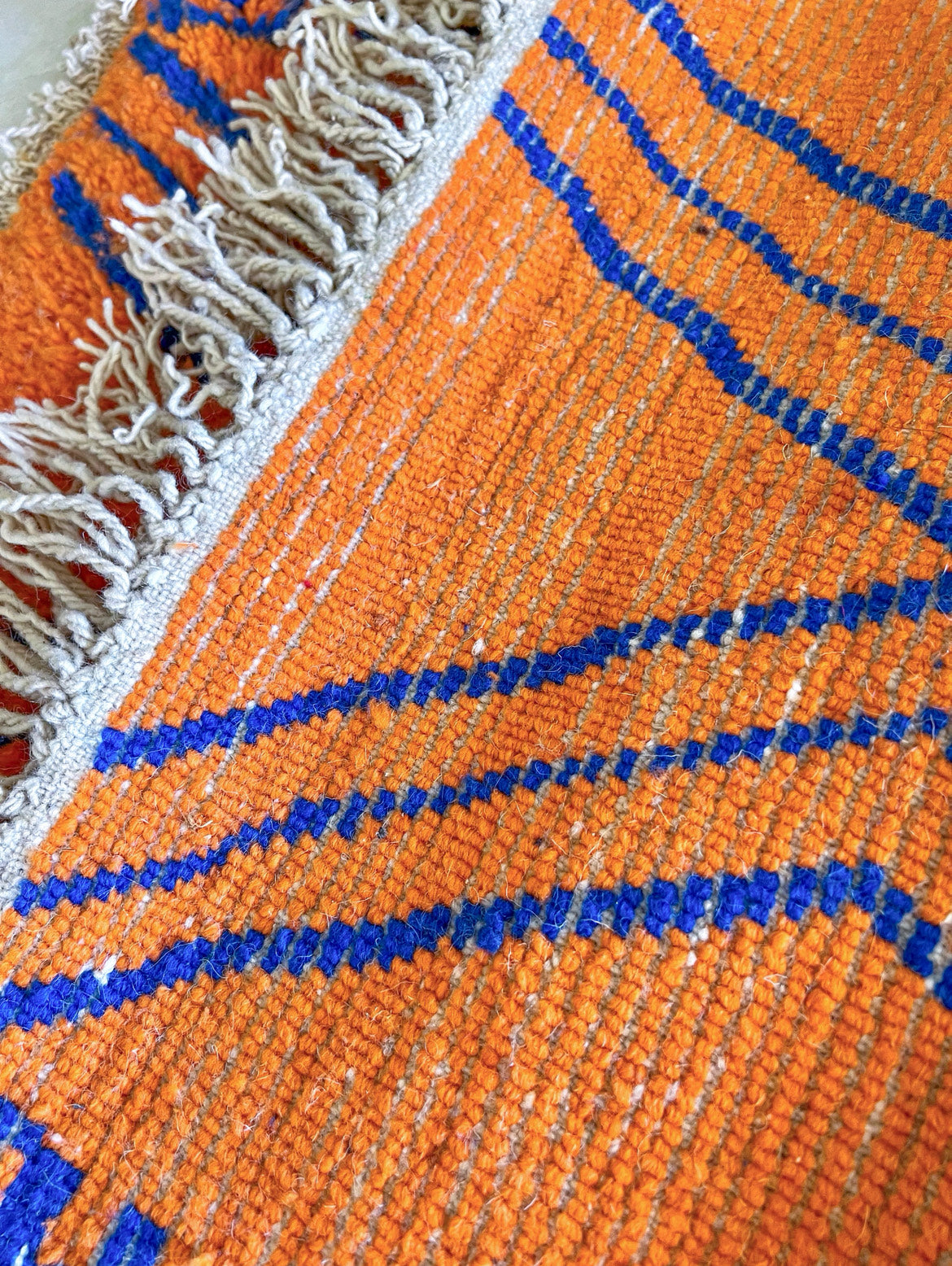 The ‘Indigo Dusk’ Rug: Dyed with Indigo & Henna